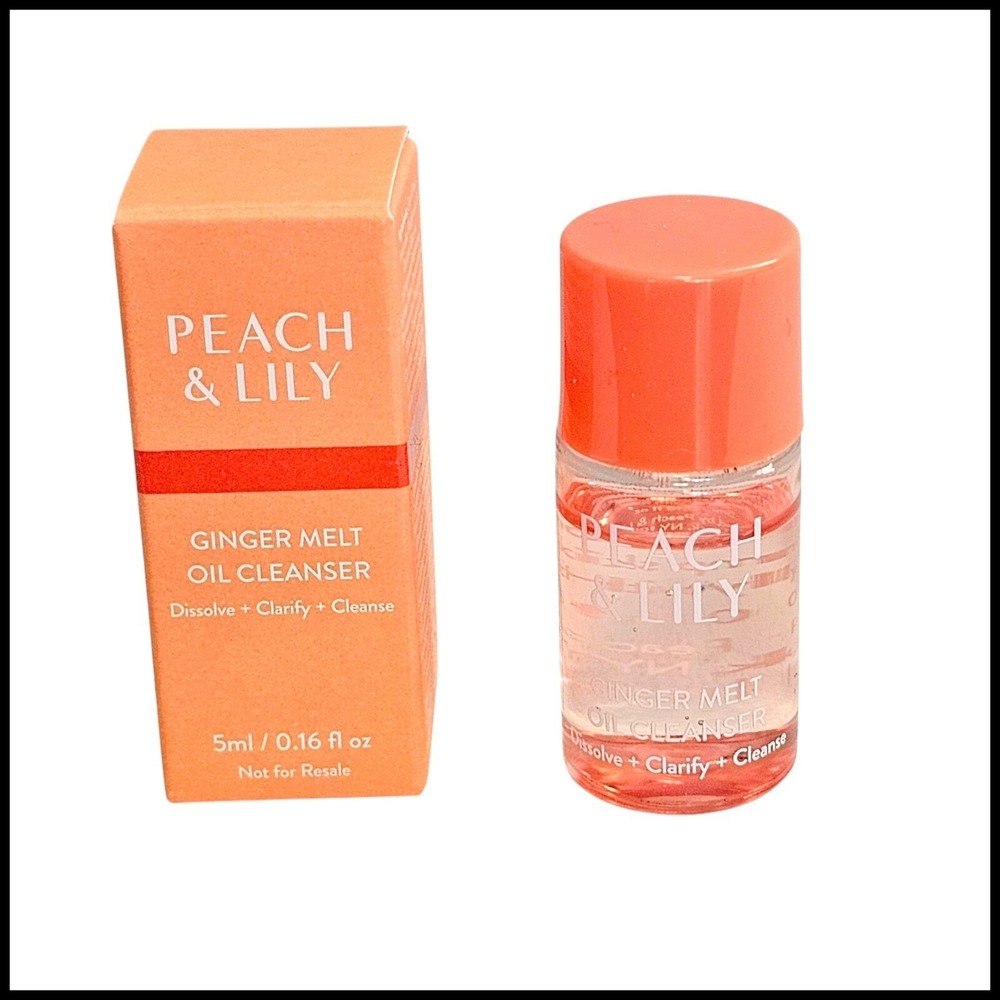 Peach & Lily‎ Ginger Melt Oil Cleanser Travel Size Dissolve Clarify 5ml
